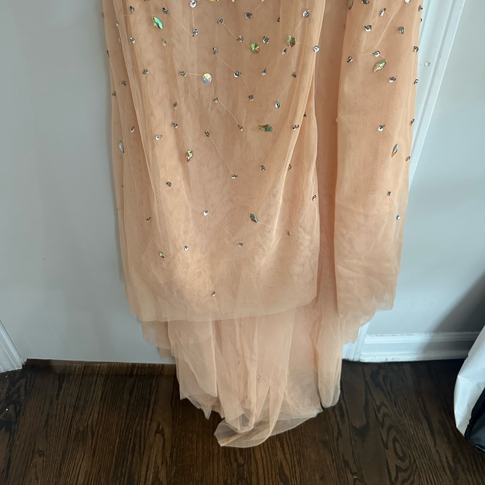 Elegant Crystal Embellished Dress - Picture 4 of 7